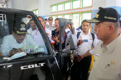 Sijunjung terapkan sistem BLUe Untuk uji kelayakan kendaraan