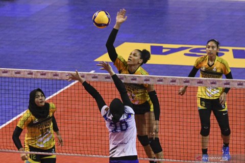 Jakarta PGN Popsivo Polwan kalahkan Bandung bjb Tandamata 3-1