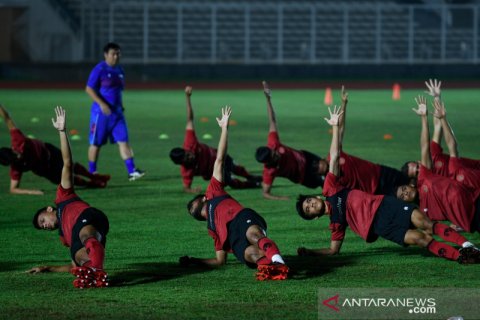 Shin Tae-yong genjot fisik pemain timnas Indonesia