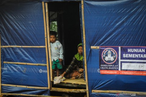Korban bencana di Lebak masih andalkan bantuan