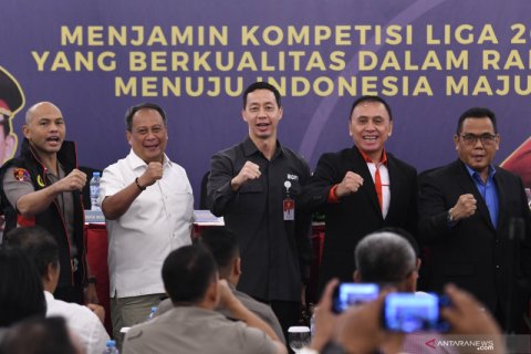 Rakor PSSI dan Polri jelang Liga 2020