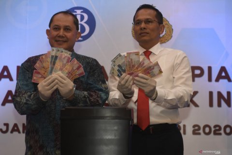 Pemusnahan uang Rupiah palsu