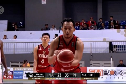 Kualifikasi FIBA Asia Cup 2021, Indonesia vs Filipina: 70-100