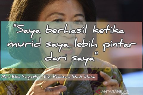 Cerita Mari Elka - Dari wartawan "wanna be" akhirnya jadi petinggi Bank Dunia
