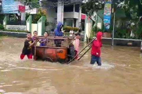 Diguyur hujan, kawasan Sawah Besar tergenang