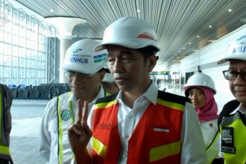Presiden apresiasi kecepatan pembangunan YIA