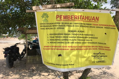 Pelarangan semenisasi makam