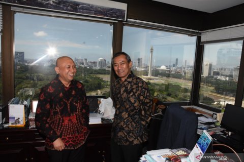 Menteri Koperasi dan UKM kunjungi Kantor Berita Antara