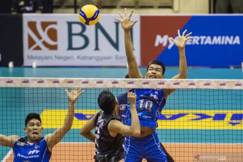 Surabaya Bhayangkara Samator menang