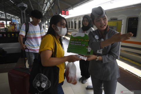 PT KAI sosialisasi pencegahan penyebaran virus corona