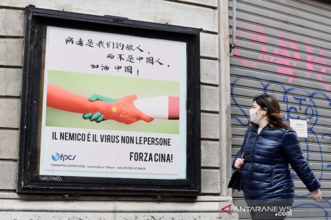 Italia "lockdown" seluruh wilayahnya akibat virus corona (COVID-19)