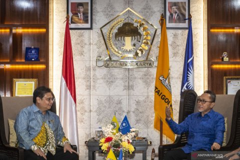 Pertemuan Partai Golkar dengan PAN