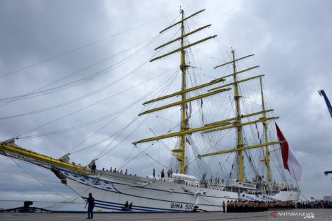 KRI Bima Suci bersandar di Makassar