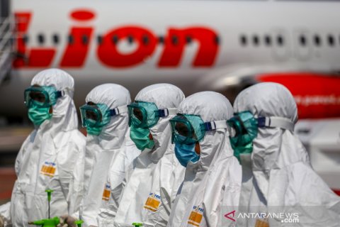 Sterilisasi pesawat Lion Air