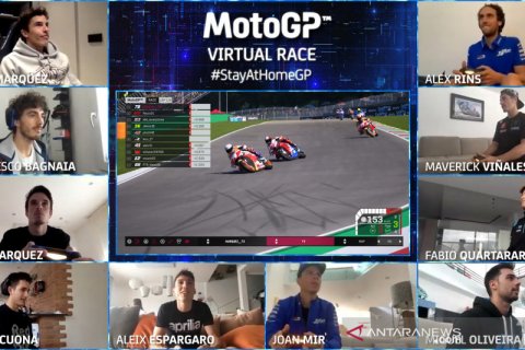 Begini penampakan "virtual race" Moto GP