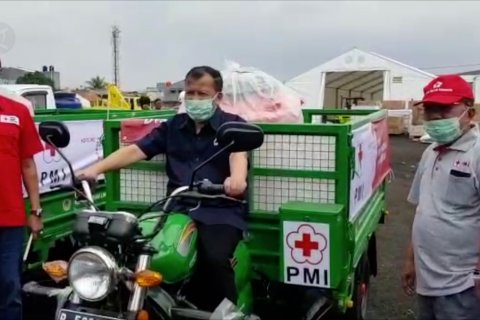 PMI distribusikan logistik untuk wilayah DKI Jakarta dan sekitarnya