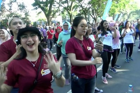 CFD di Malang jalan terus, jadi arena kampanye hidup sehat