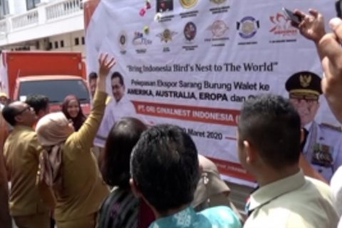 Sarang burung walet asal Sumut diekspor ke empat negara