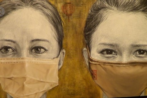 Solidaritas perupa Bali atas wabah corona di China