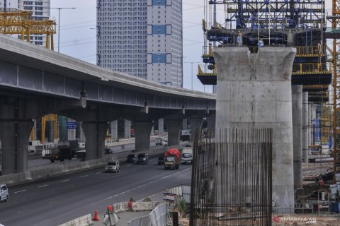 Progres pembangunan kereta cepat