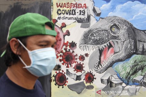 Kumpulan mural bertema COVID-19 dari seluruh penjuru dunia