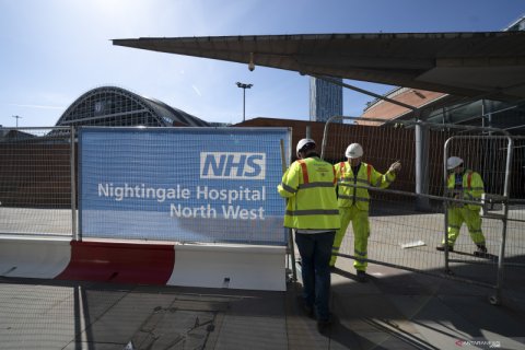 Rumah Sakit untuk pasien COVID-19 di Manchester, Inggris