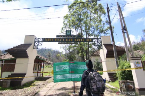 Kawah Ijen tutup sementara