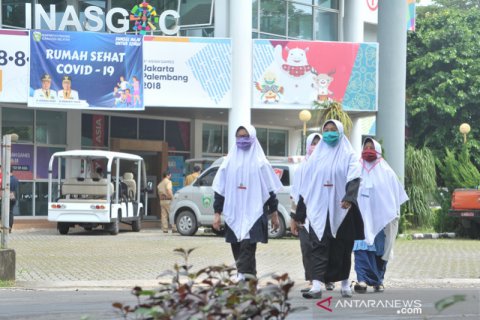 Santri ponpes gontor asal Sumsel jalani Rapid test di Rumah Sehat COVID-19