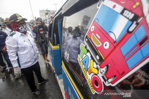 Bupati Bogor tinjau persiapan PSBB