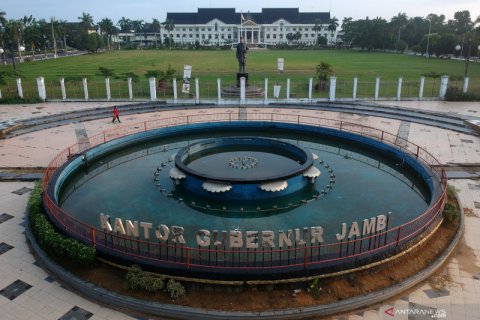 Suasana ruang piblik di Jambi saat pendemi COVID-19