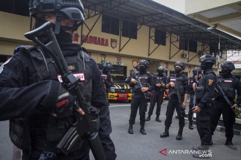 Polisi gelar apel antisipasi peningkatan angka kriminalitas