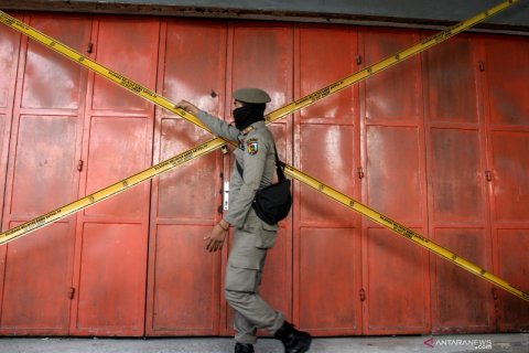 Penegakan hukum saat PSBB berlangsung