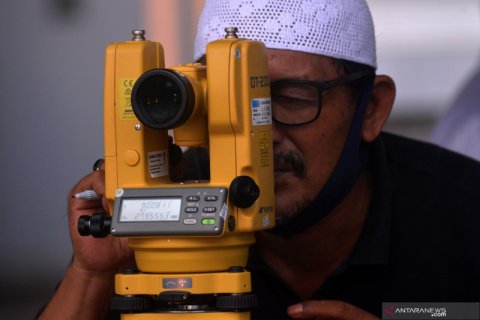 Pemantauan hilal dari Manado