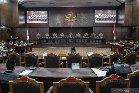 MK gelar sidang perdana uji materiil Perppu penanganan COVID-19