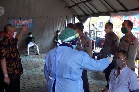 Puluhan pemudik mulai dikarantina di Graha Wisata Niaga Solo