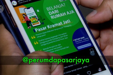 Mudahnya belanja di pasar tradisional  via WhatsApp