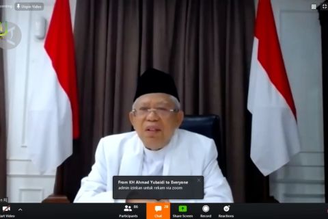 Wapres dan PBNU doa bersama secara daring sebagai pertaubatan global