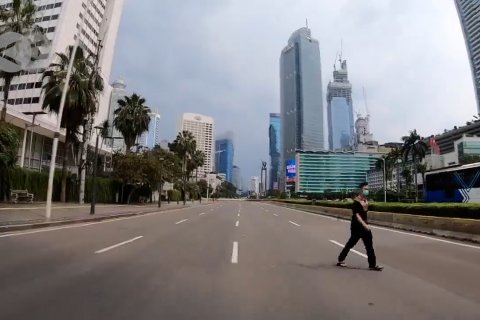 Anies : 3 hari pertama PSBB, Jakarta lengang