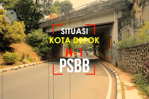 Begini situasi Kota Depok H-1 PSBB