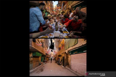 COVID-19 masih merebak, tak ada lagi tradisi berbuka puasa bersama di Kairo