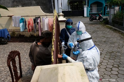 Rapid test ulang jamaah tabligh