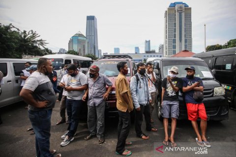 Polda Metro Jaya amankan 202 kendaraan yang coba angkut pemudik