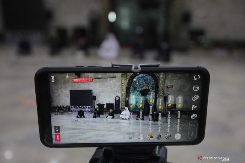 Gema takbir secara virtual dari Masjid Agung Sunda Kelapa