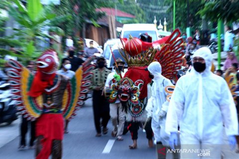 Ritual barong ider bumi suku Osing saat wabah COVID-19