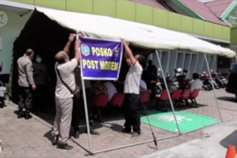 Tim DVI dirikan posko post mortem guna identifikasi korban kapal terbakar