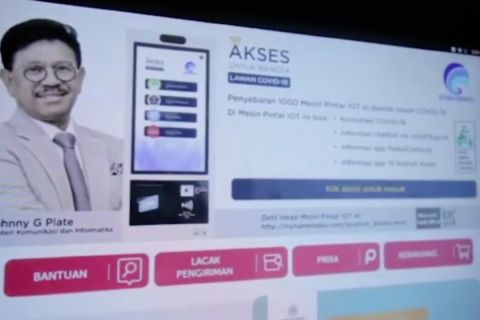 Maksimalkan PSBB, Kominfo luncurkan 1000 mesin pintar di daerah rawan COVID-19