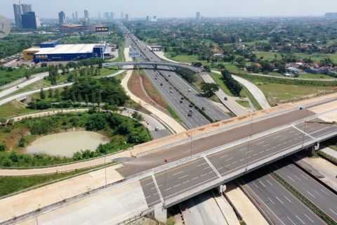 H-1 Idul Fitri, Tol Kunciran-Serpong lengang