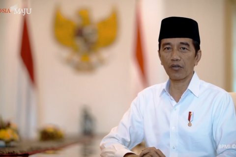 Presiden ajak jadikan Idulfitri momentum pererat persatuan