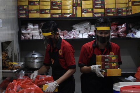 Persiapan restoran jelang penerapan tatanan normal baru