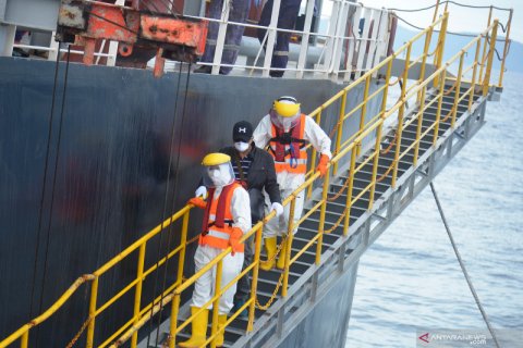 Evakuasi ABK tanker berbendera Panama